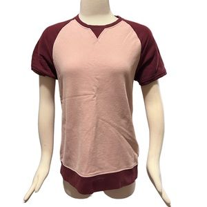 Lands End short sleeve sweatshirt